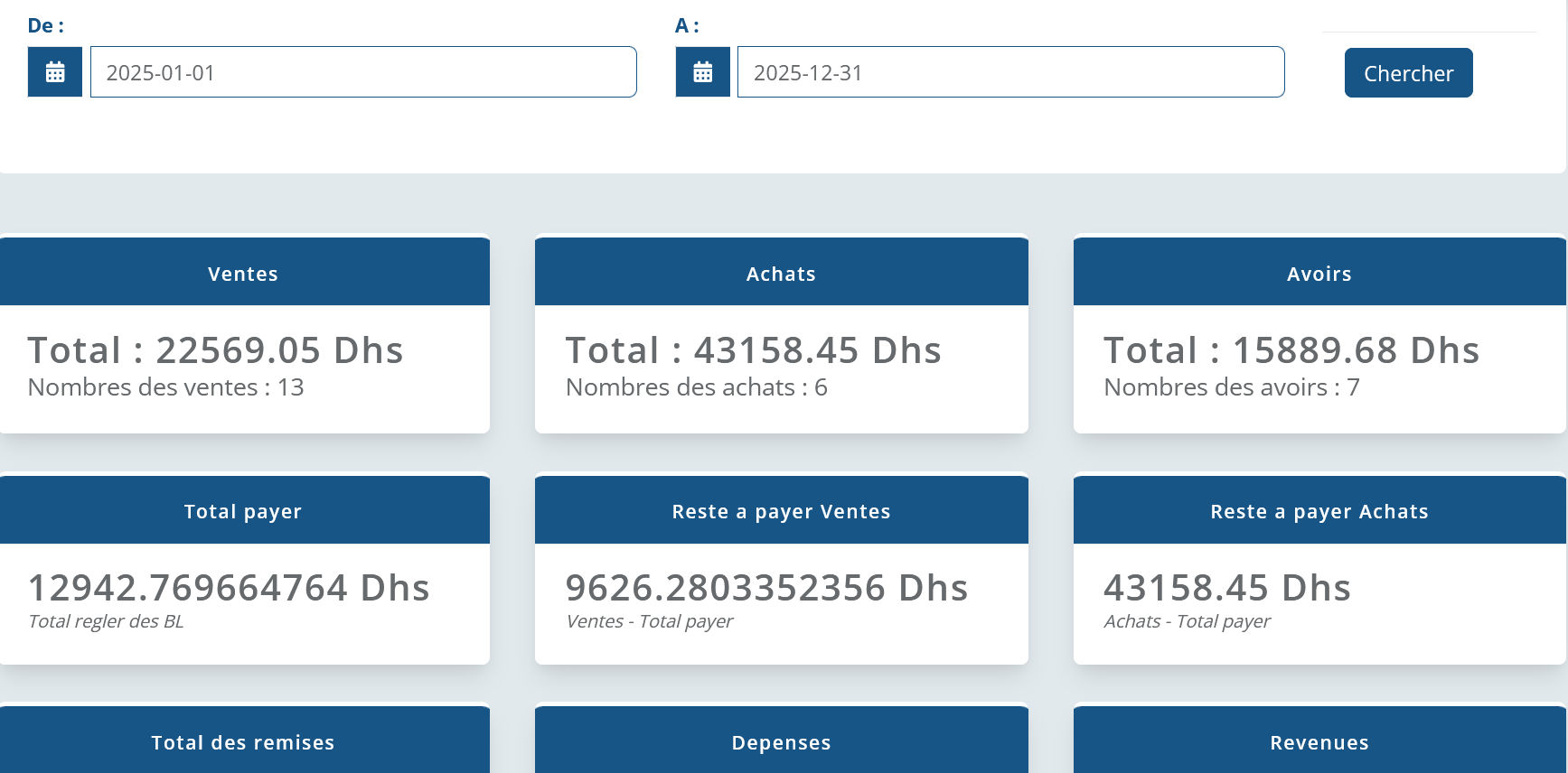 Capture 3 - Rapports